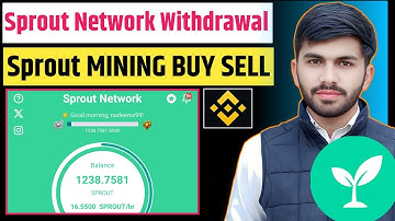 Sprout Network MINING Withdrawal | Sprout App Wallet Connect | Sprout Speed Boost | Sprout BUY SELL 