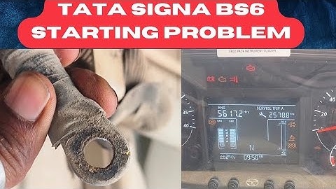 tata signa bs6 starting problem | tata signa 4825 bs6 starting problem solution | motors mechanic