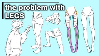 drawing legs tips and tricks | simplified look at legs
