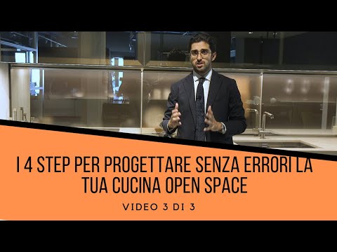 I 4 step per progettare senza errori la tua cucina open space