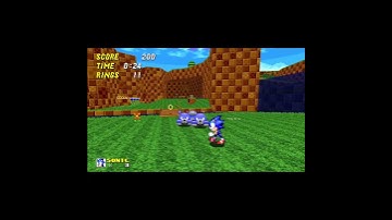 Bouncing on badniks with style #shorts #gaming #sonic