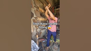 steel Kassi handlefitting😱 #youtube #ytshorts #skillindia #skills #shortsfeed #machinary #automobile