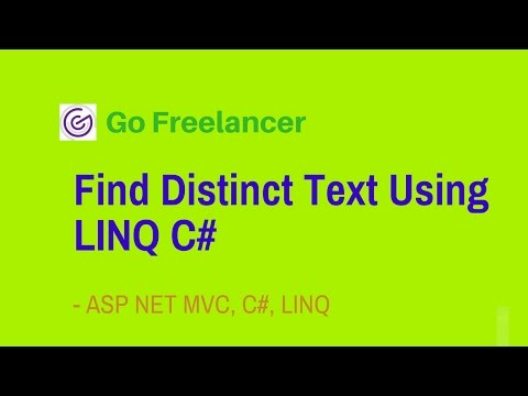 Find Distinct Text