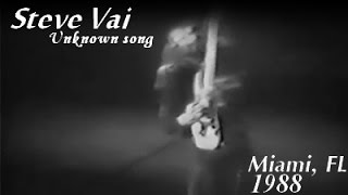 Steve Vai - Unknown song, Miami, FL (1988)