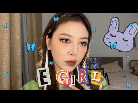 Video 【makeup challenge 】lần đầu trang điểm phong cách E-girl - youtube