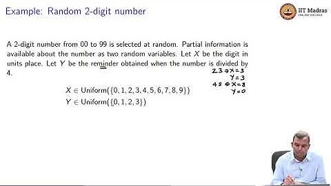 Lecture 1.1: Joint PMF of two discrete random variables