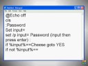 Notepad Batch: Simple Password