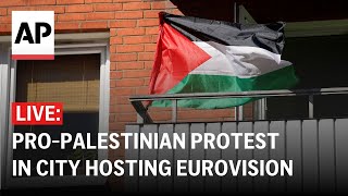 LIVE: Pro-Palestinian protest in Swedish city hosting Eurovision Song Contest