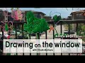 Drawing on the window with Chalk Markers_Playing at home | 유리창에 그림 그리기_집콕 놀이_집에서 뭐하고 놀까?
