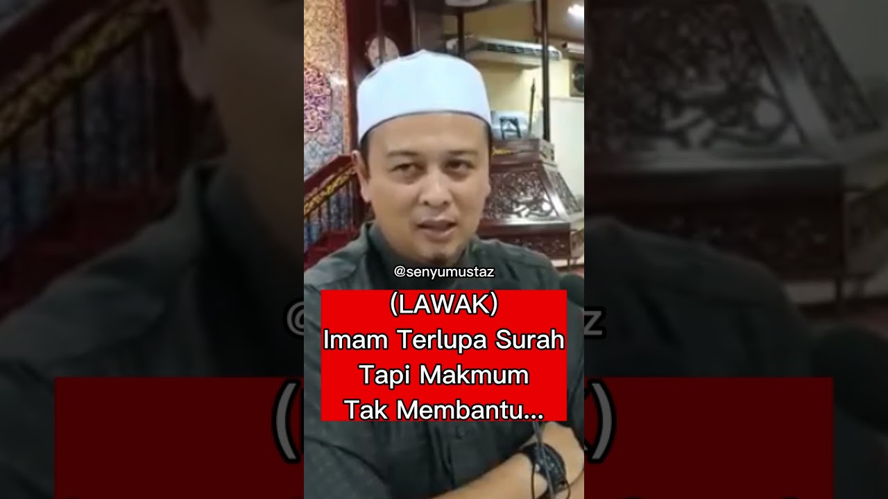 (LAWAK) Imam Terlupa Surah Tapi Makmum Tak Membantu ~ Ustaz Syamsul Debat