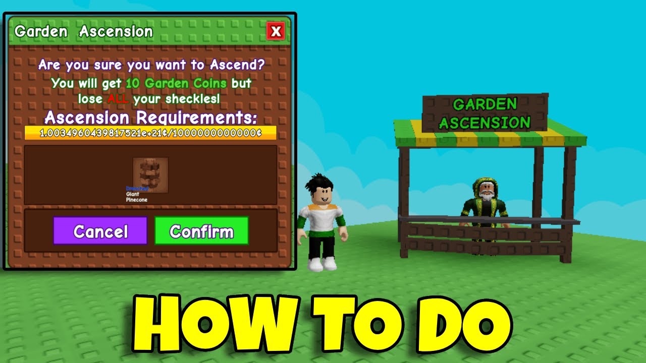 How to do Garden Ascension or Rebirth In Grow A Garden! - YouTube