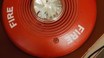 System sensor spectralert classic ceiling horn/strobe test.