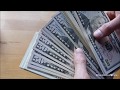 $ Counting stack of US DOLLAR $