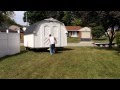 The trick of how to move a shed the easy way