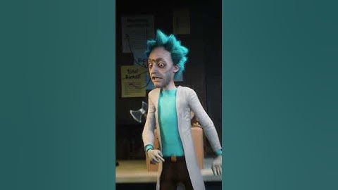 Realistic Rick and Morty is Nightmare fuel...