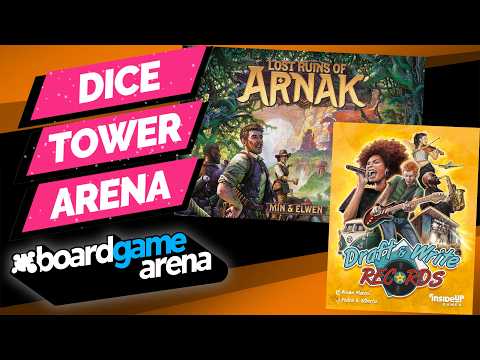 Dice Tower Arena: Lost Ruins of Arnak, Draft & Write Records