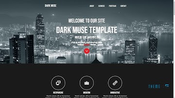 Dark Muse - One Page Parallax Template        Dax Hideaki