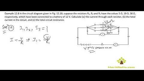 Example 12.8 of Electricity class 10 video no. 11