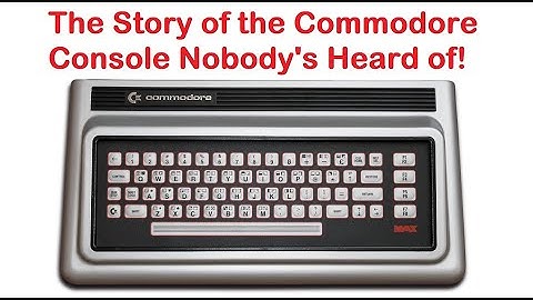 The Story of the Commodore Console Nobody’s Heard of!