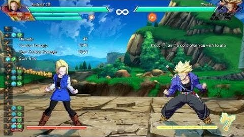 Dragon Ball FighterZ : Android 18 Double Dragon Rush Combo (Optimal ?)