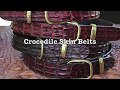 Crocodile Horn Back Belts: How to measure correct size