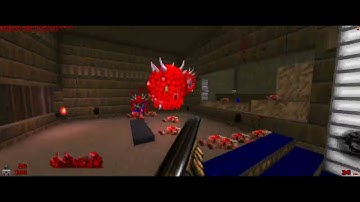 Pinky Spawns From Hell playthrough - Doom 2 Custom WAD (1 map)
