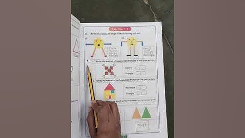 4th Std Maths Term 1 (Page No.:3) unit 1 Geometry Exercise 1.1