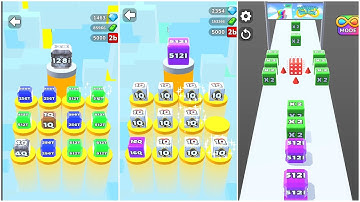Jelly Run 2048 Upgrade Mode | 128i Cube ➝ 512l Evolution