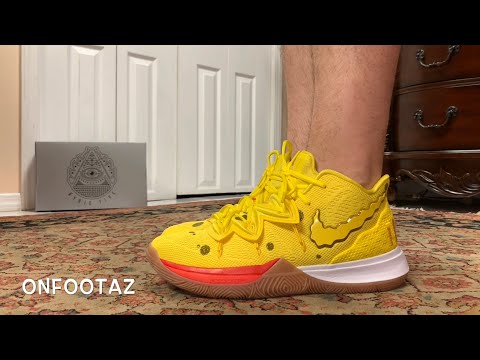 kyrie spongebob on feet