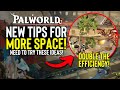 Palworld  you need to try this to save space and optimize your base  unique stacking ideas