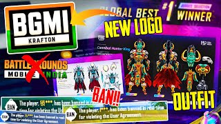 WHY BGMI OFFICIAL LOGO CHANGE | GET 3 LEGENDARY OUTFITS IN BGMI SOON | SO MANY HACKER LIVE BAN BGMI