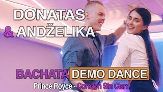 Donatas \& Andzelika💃BACHATA Demo Dance🎵 Prince Royce Corazon Sin Cara📍 Elegancia Golden Nights