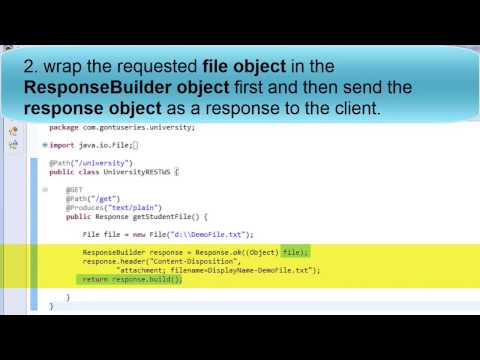 Web Services Part 12 - How to Download a file from a RESTful Web Service