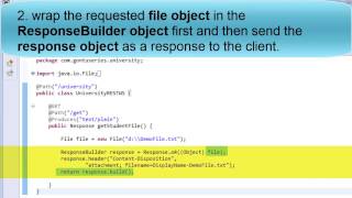 Web Services Part 12 - How to Download a file from a RESTful Web Service