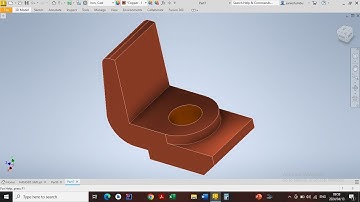 HANGER JAW with AUTOCAD Inventor (Tutorial) UNISA EMO1601 / AUTODESK Chap 43