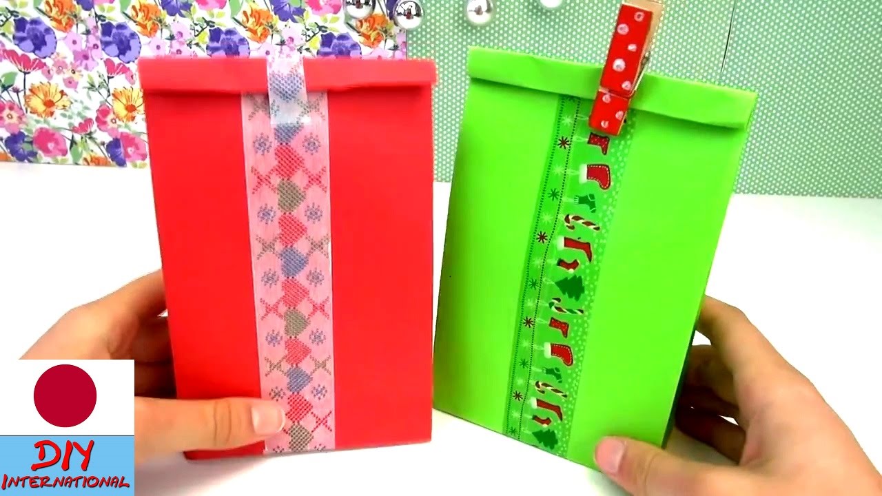 簡単にできるプレゼント用の袋をつくろう Youtube