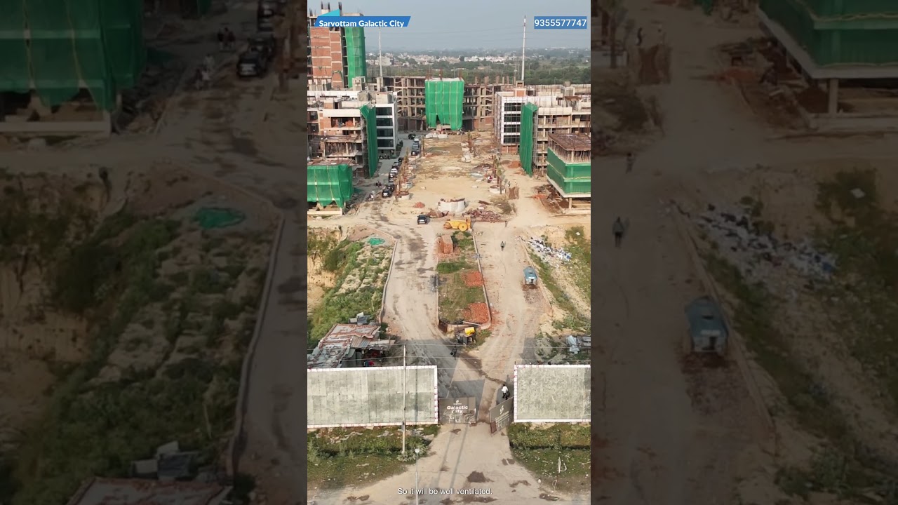 Galatic City Studio 725 sq ft @ 42.95 lacs greater noida west - 130 m road near yotta data centre