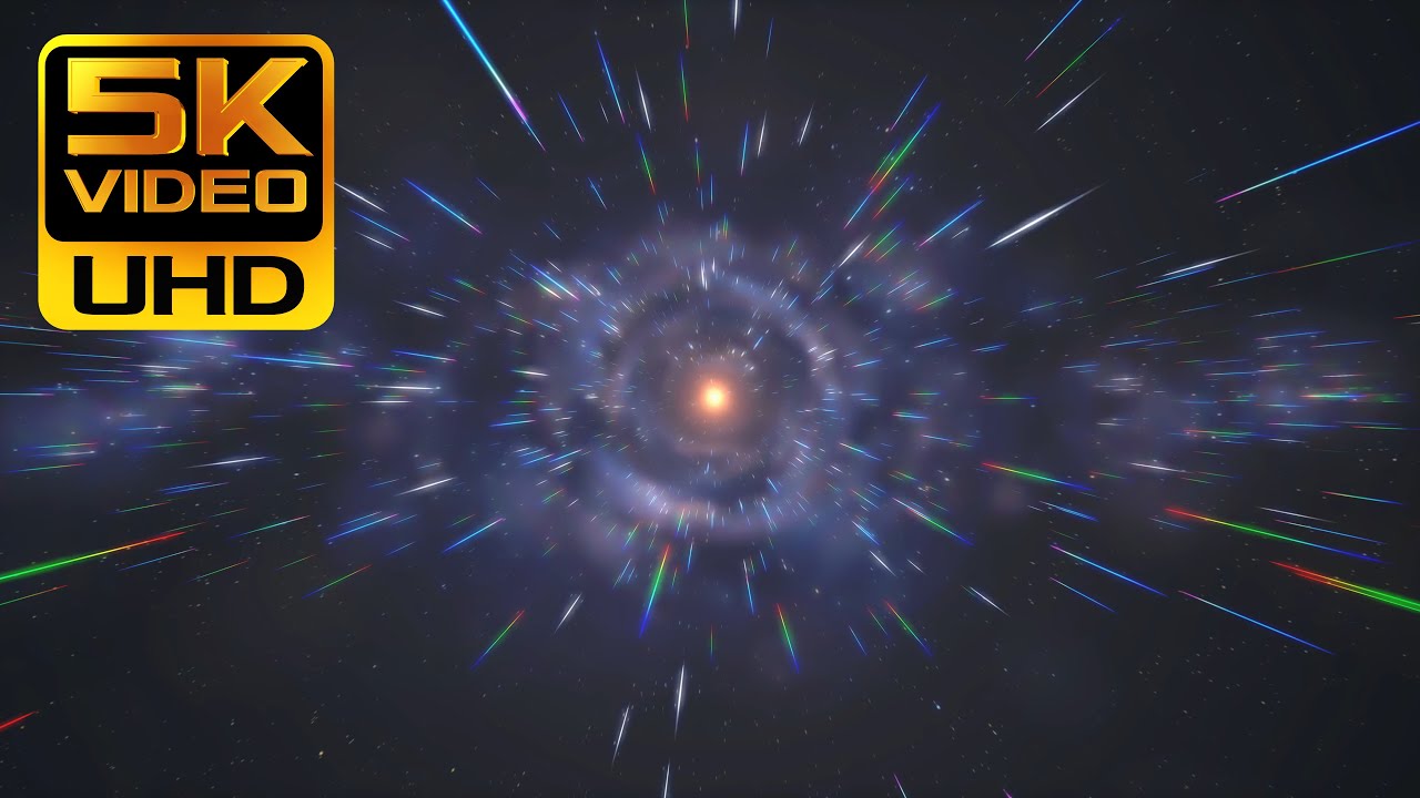 4K Warp-Speed Animation ~ TikTok Tunnel Trend ~Hyper-Space Wallpaper ...