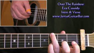 How To Play the Intro to Eva Cassidy Over The Rainbow chords