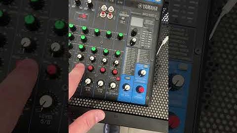 Connect Yamaha MG 10XU Mixer to venue sound system-DJ tips