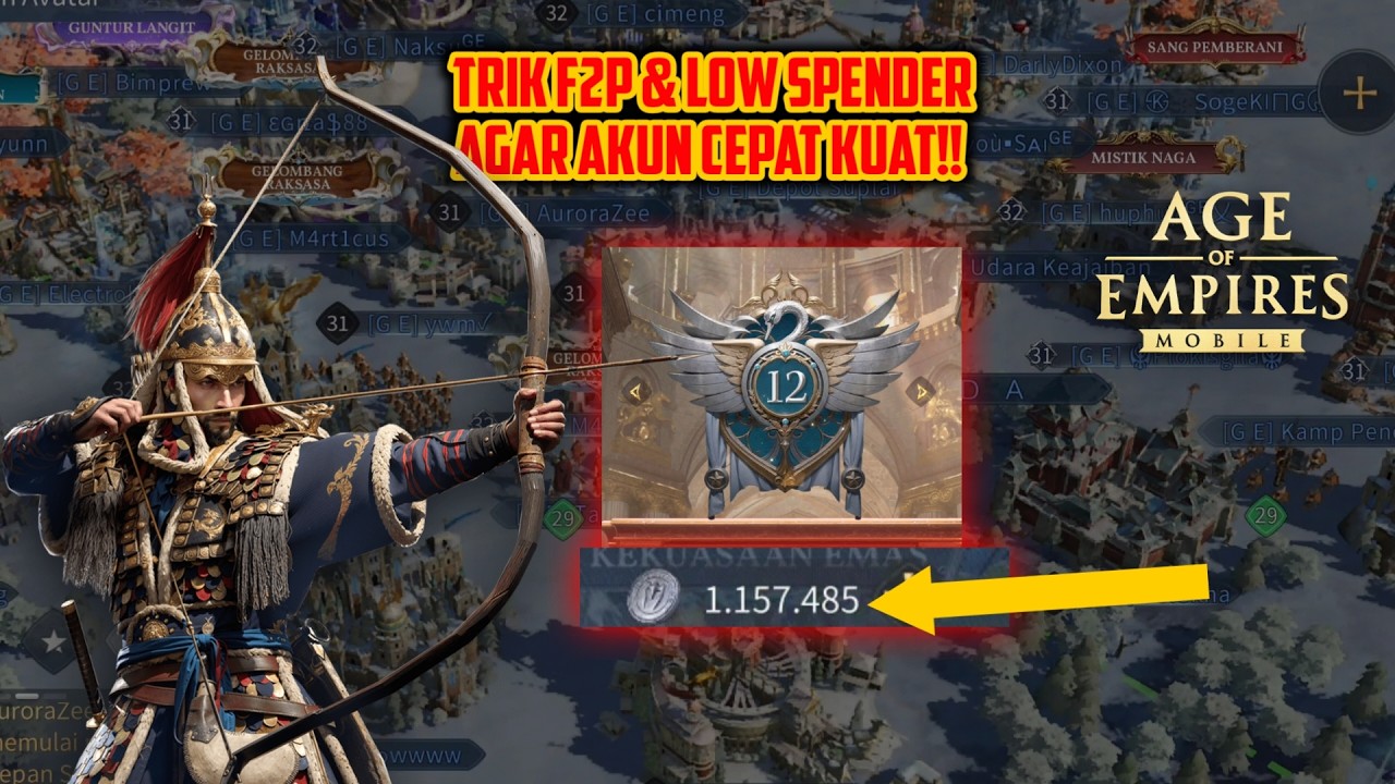 Review Akun All in Ke VIP12!! Butuh berapa lama Vip12? Age Of Empires Mobile - Algara