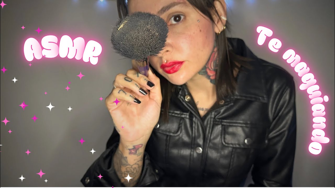 ASMR Roleplay | Maquiadora metida te preparando pra uma festa (voz suave + sons de boca + tappings) 