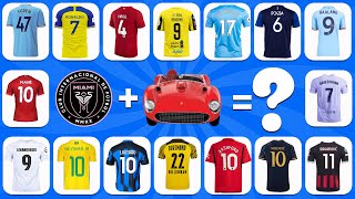 Guess the  INJURY,supercar,EMOJI and Song of football player, Ronaldo,Messi, Neymar|Mbappe