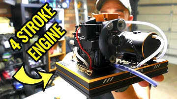 PORTABLE MINIATURE WORKING 4 STROKE ENGINE - TOYAN FS S100A