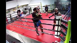 Light non stop sparring after 8 week layoff