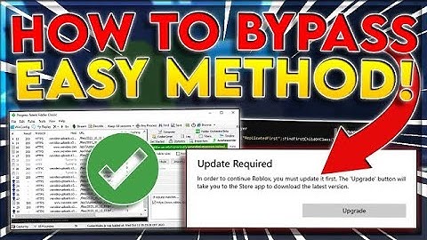 How To Bypass The "UPDATE REQUIRED" Message | Roblox Byfron Anti-Cheat | *NEW TUTORIAL*