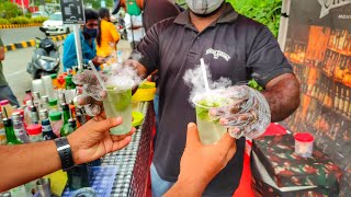 Refreshing Smoking Mojito & Mocktail making | Indian street food | Food cult india screenshot 1