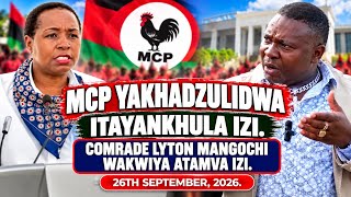 MCP EXPOSED BY COMRADE LYTON MANGOCHI AFTER SAYING THIS #breakingnews #viralreels #trendingnow