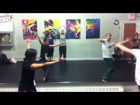 Dancefloor Champion Choreography live painting video