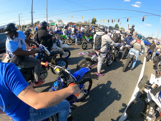 200+ Bikes/ Delaware's 22' season opening Rideout/ cops/ accidents/ wheelies/Play Tiime class=